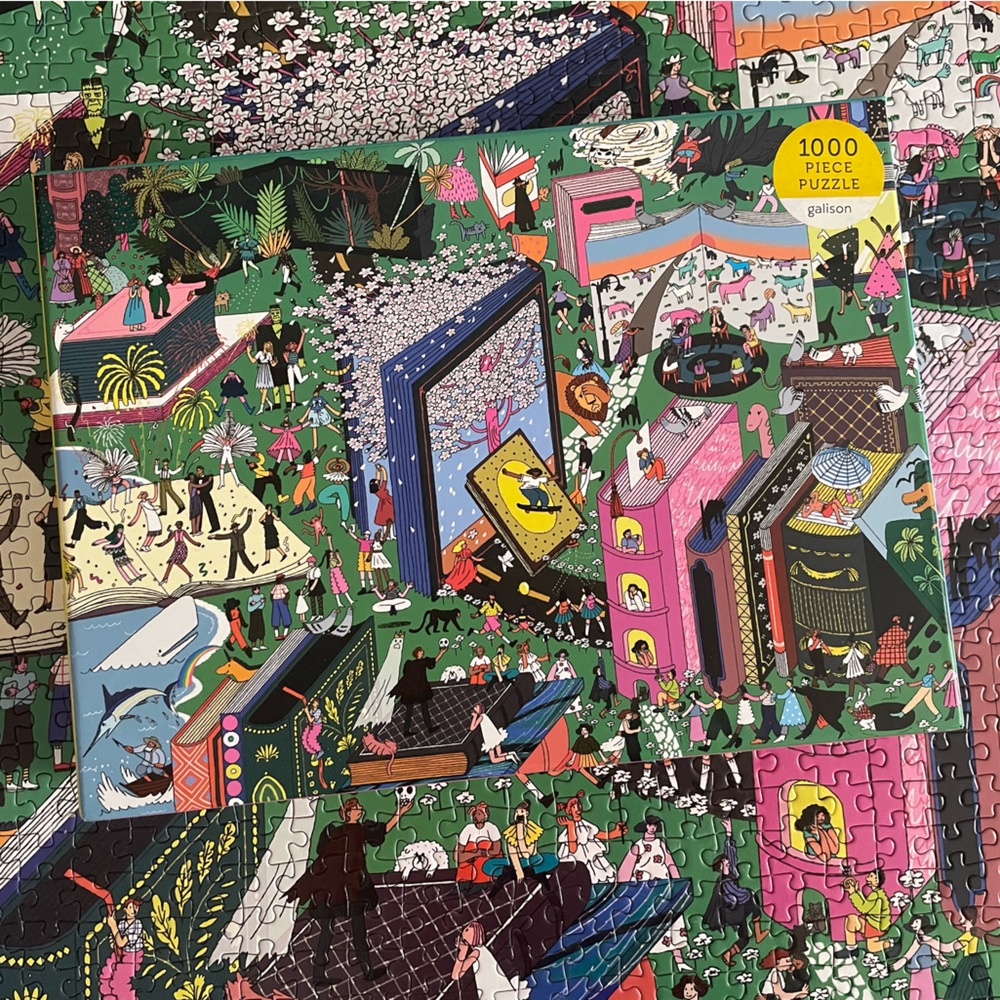 Galison 1000 Piece Puzzle - Book World
